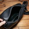 Geantă Crossbody din Piele Naturală pentru Tineret Geantă Monocurea din Piele de Vaca de Calitate Superioară pentru Bărbați Rucsac pentru Ciclism