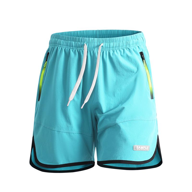 Men's Quick-Dry Ice Silk Sports Shorts - Plus Size, Casual Beach Fitness & Running Pants