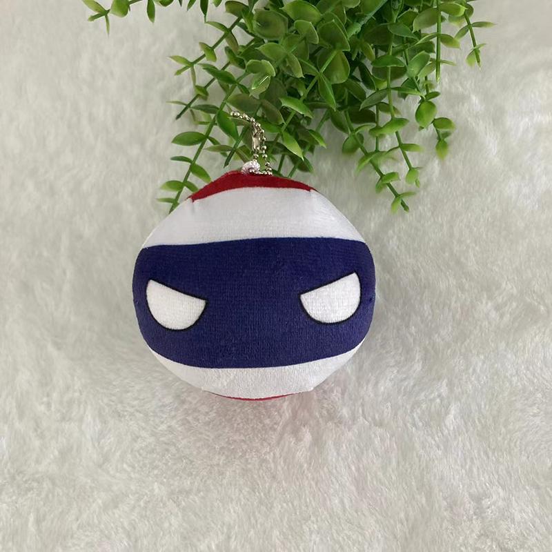 Julegaver Country Ball Plysjdyr 10Cm Polandball Anheng Landsflagg Kuler Countryball Kosedukke