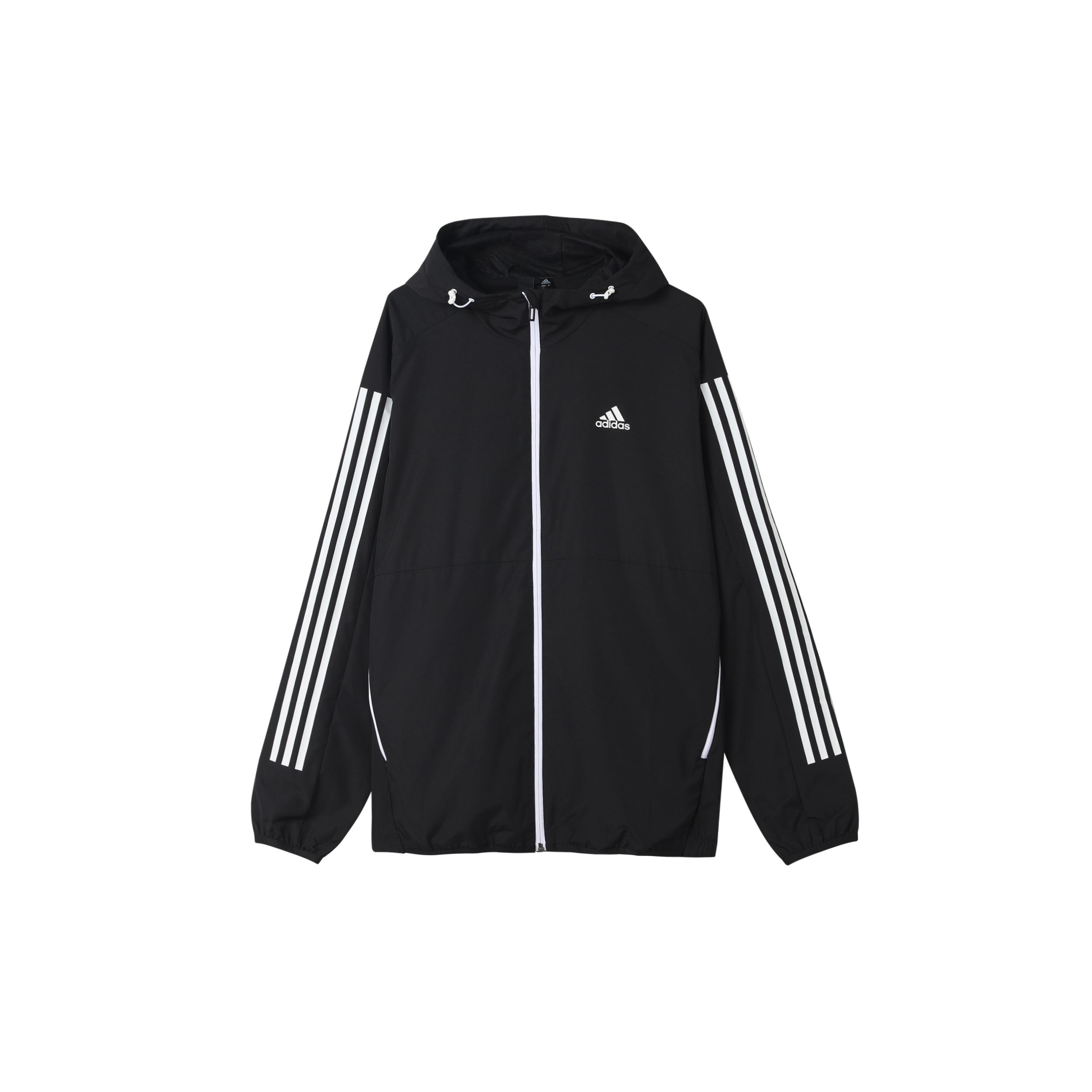 adidas Must Haves 3-Stripes Windbreaker - Black Men s GF3962 XXL