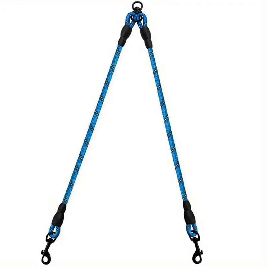 

Dual Dog Leash - 360 Swivel No Tangle Walking Leash for Small Dogs - Double the Fun and Safety on Walks