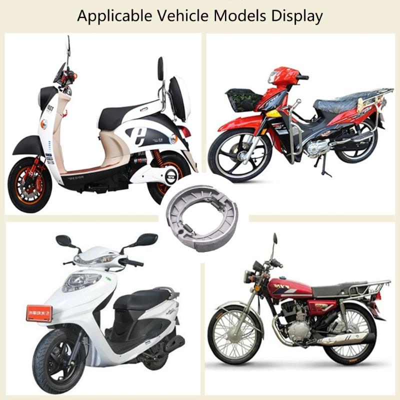Electric Scooter Brake Shoes for CG125 GY6 Motorcycle Front Rear Brake Pad 105mm Motorbike Accessory Quick Installation