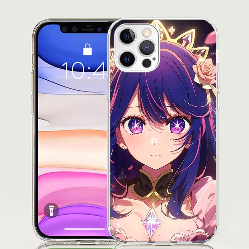 Oshi No Ko Phone Case For iPhone 17 Air 16 15 Plus 11 14 Pro Max 13 Mini 12 7 8 + SE Pattern Art Customized Cover 16 15 Plus 11