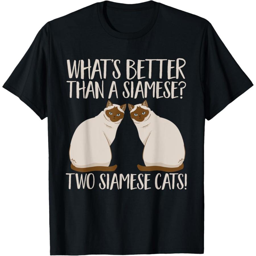 

Siamese Cat T-Shirt(6) XXXXXL чорний