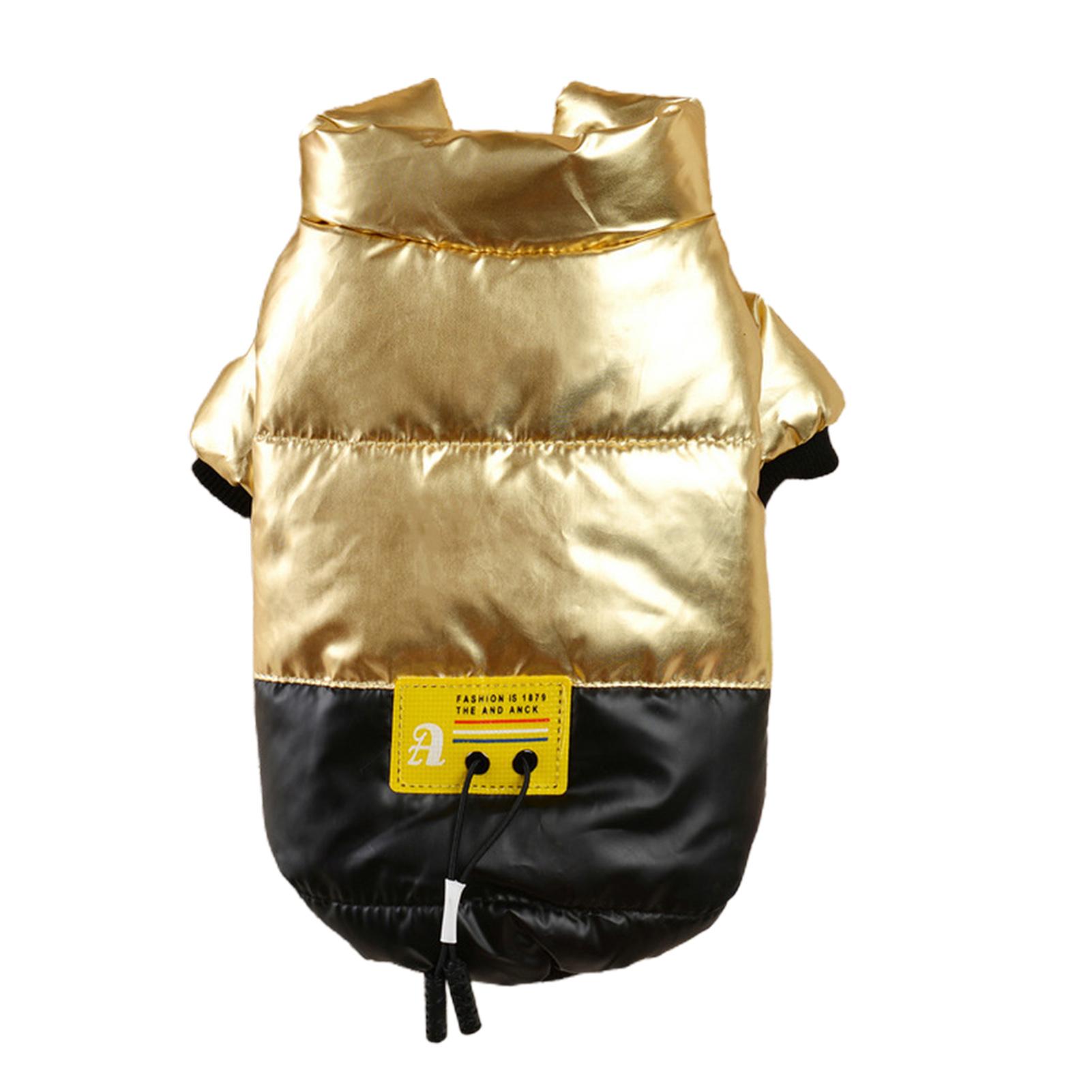 

Тёплая куртка для собак S золотистый