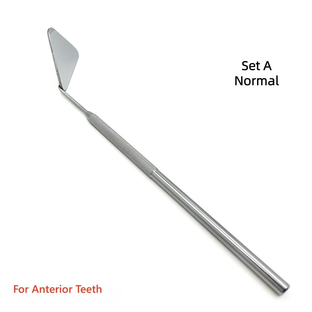 Stainless Steel Double Faces Dental Photography Mirror Anterior and Posterior Dentistry Odontologia Orthodontic Oral Care Autoclavable.