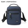 Men Casual Small Handbag Waterproof Nylon Crossbody Bags 12inch Men's Business Office Messenger Bag Shoulder Flap Bag XA33C