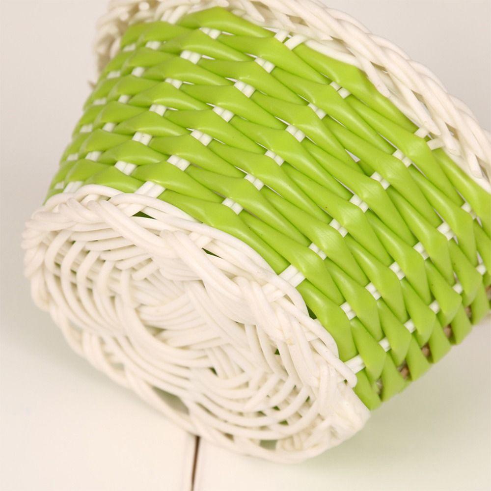 Rattan Gewebter Blumenaufbewahrungskorb Rund/Herzform Weidenblumenkorb Für Pflanze Zuhause Hochzeit