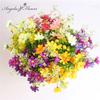 22*33CM Artificial One Bouquet 7Branch 28 Head Silk Daisy Decorative Flower DIY Wedding Floral Arrangement Home Room Table Decor