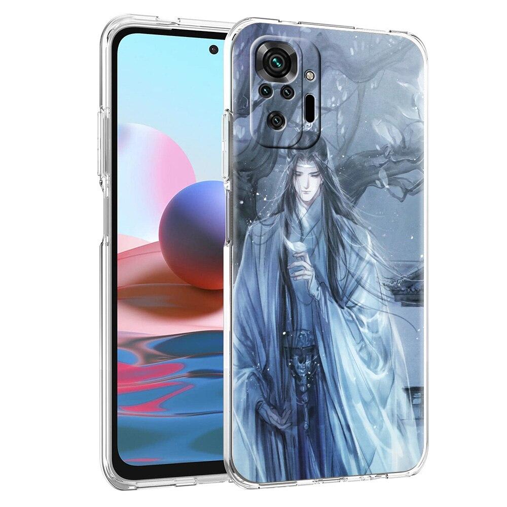 Grandmaster Mo Dao Zu Shi Anime Luxury Phone Case For Xiaomi Redmi Note 11 10 9S 9 8 Pro 7 8T 9C 9A 8A K40 Pro+ Soft Clear Cover