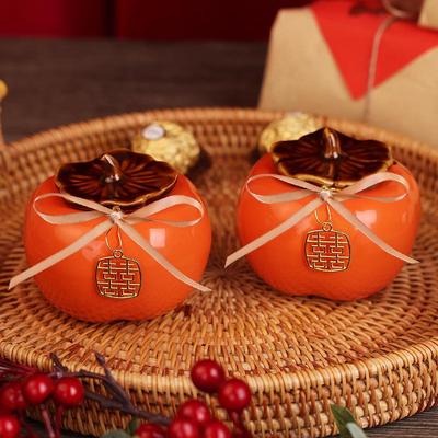 Wedding Persimmon Gift Ornaments: Ruyi Ritual Souvenirs & Engagement Decorations for Newlyweds