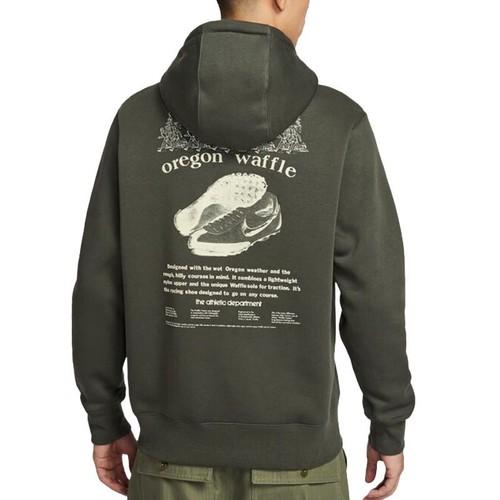 Nike Men's Sports Casual Pullover Hoodie In Dark Green