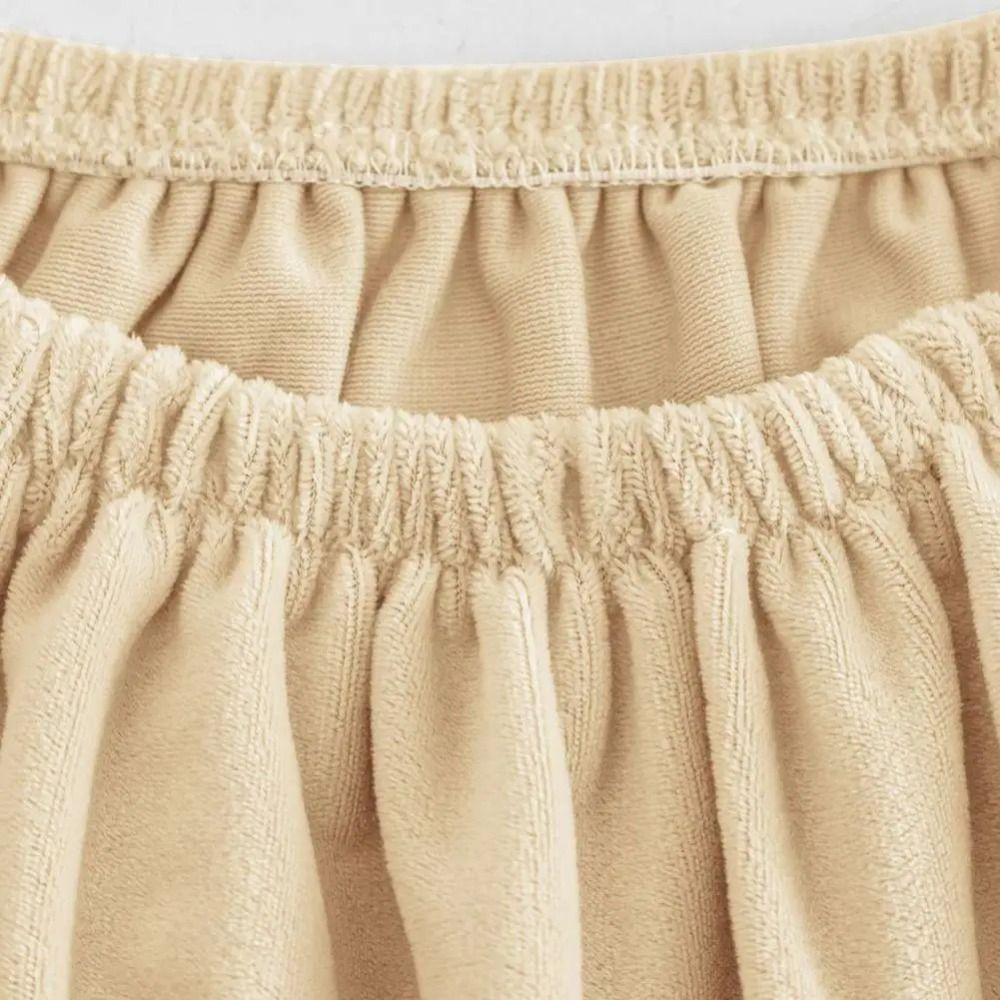 Velvet Chair Back Cover Solid Color Executive Chair Half Cover for Gaming Chair Office