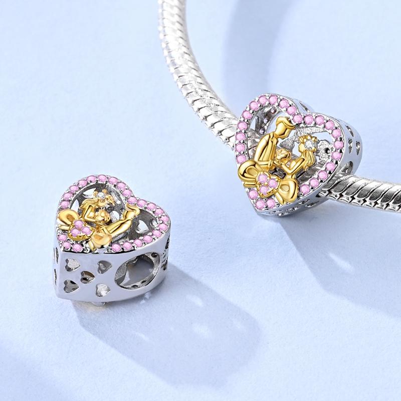 Original Copper Gold Series Charms Bead Sunflower Dogs Leopard Firefly Pendants Fit Bracelet Jewelry Gift Marking