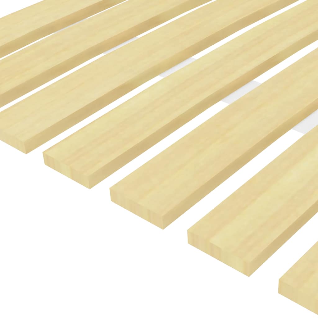 Vidaxl Bed Frame with 17 Slats, 90X200 Cm