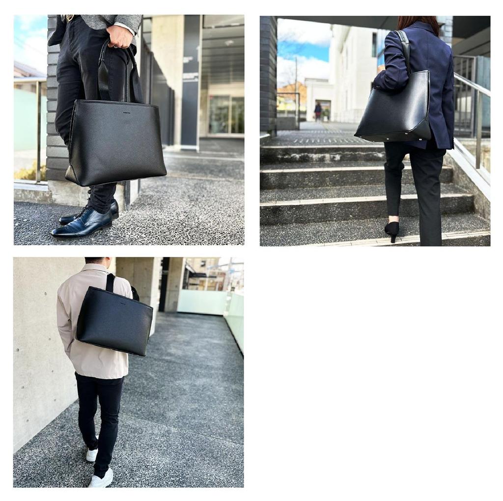 HAMILTON Tote Business B4 File Black 53440 SPIN HOOK [Hirano Co., Ltd.] Bag, Bag, Compatible, Accessories