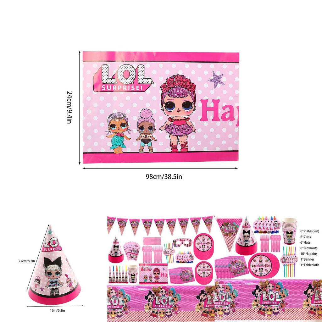 Delightful Lol Theme Party Supplies For Vibrant Birthday Decorations And Favors