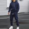 Herren Sportset: Kapuzenpullover & Freizeit Hosen Set
