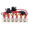 On-off Switch Panel Self-locking Blue Light Stainless Steel Button Switch With Wire Rv Modified Parts