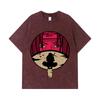 275 GSM Washed T-shirts 100% Cotton Naruto V8 Itachi Print Unisex Heavy Cotton T Shirt