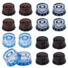 4Pcs Electric Guitar Bass Top Hat Knobs Replacements Clear Knobs Speed Volume Tone Control Knobs Guitar Contral Knobs