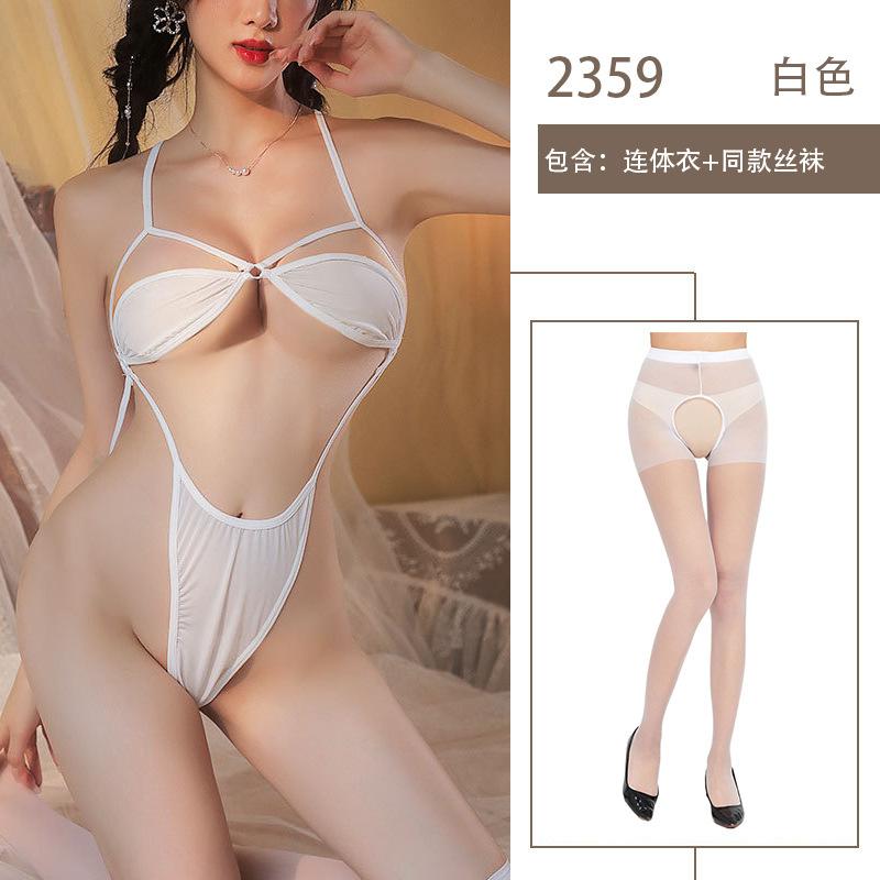Sex underwear pure desire three-point breast-showing sexy bikini suspenders free nightclub uniform underwear