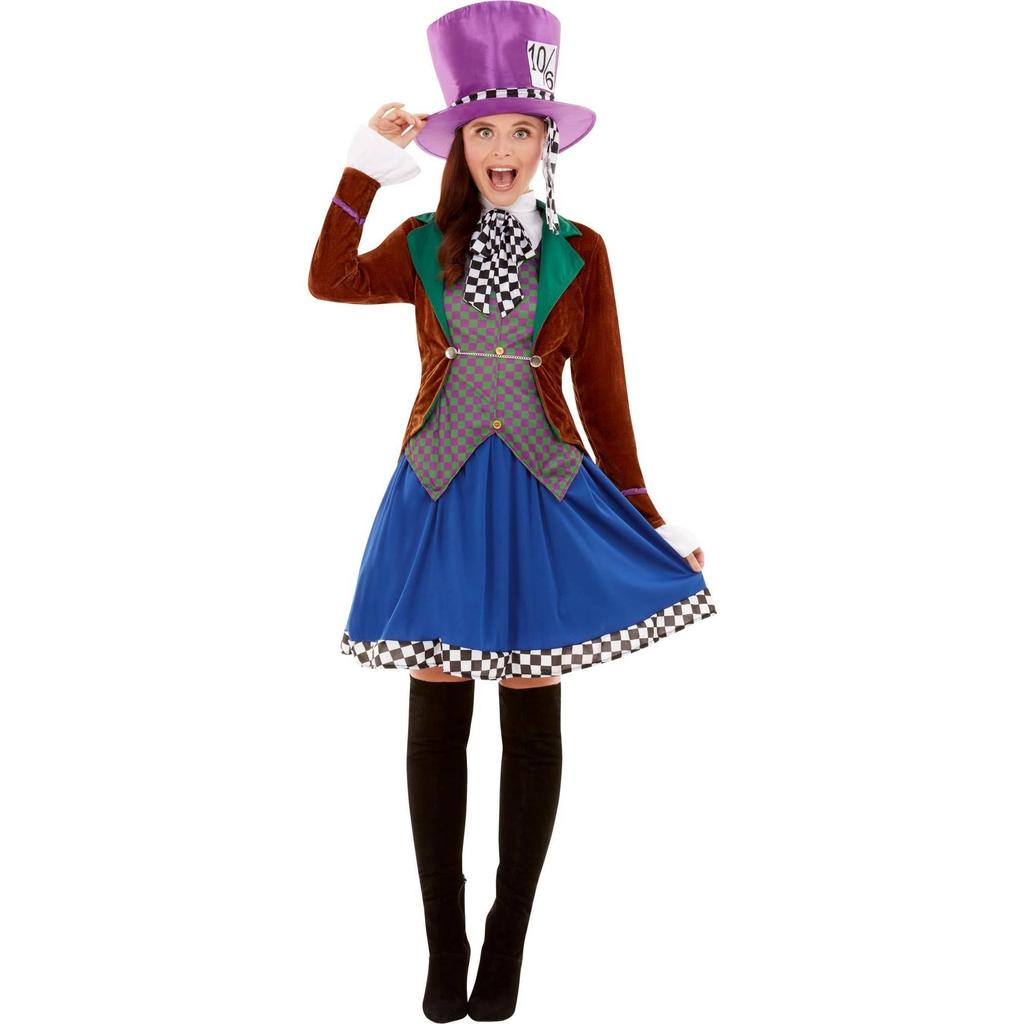 Smiffys Womens/Ladies Miss Hatter Costume Set