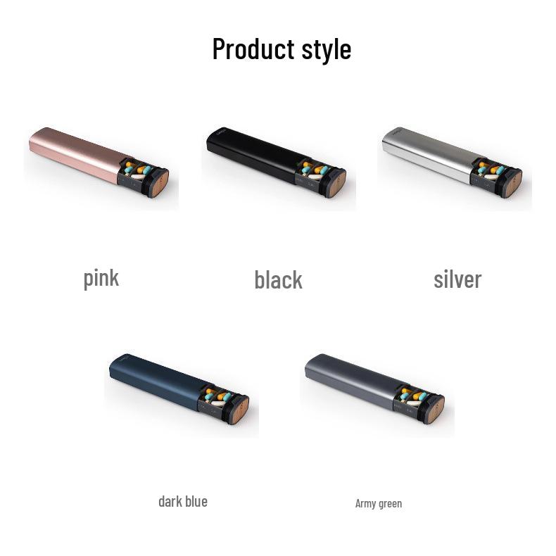 7-Day Aluminum Alloy Medicine Box: Large-Capacity, Portable, Moisture-Proof, Waterproof, Sealed Compartments