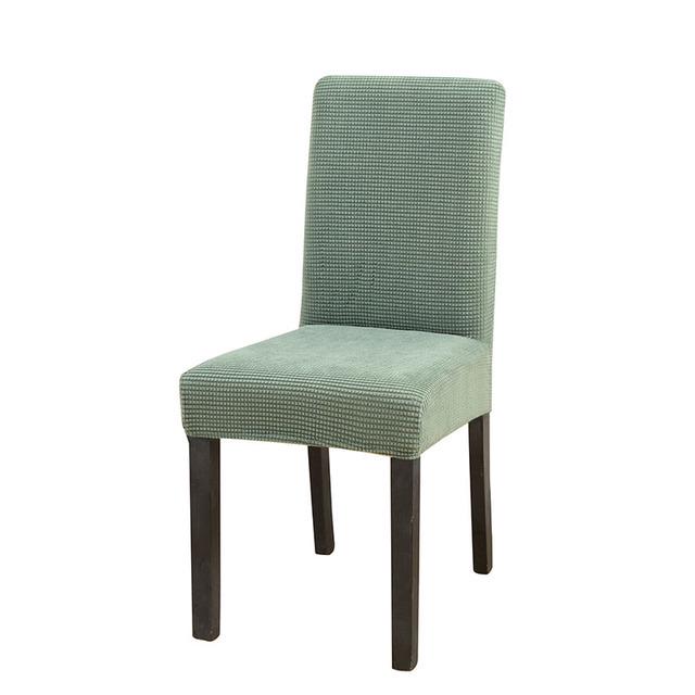 Elastic One-Piece Chair Cover for Home and Hotel Dining Chairs