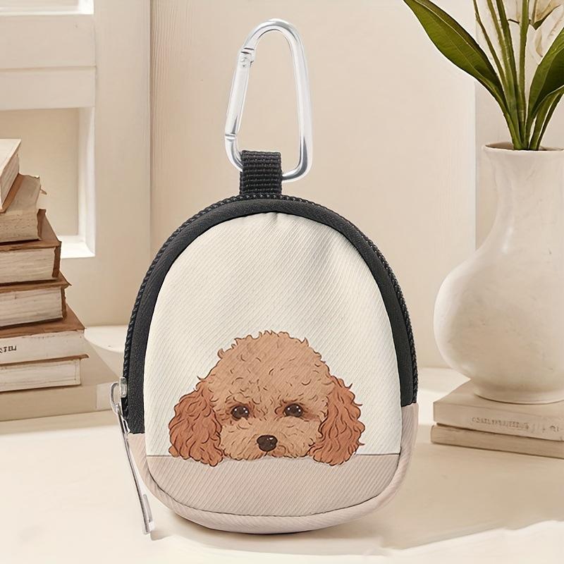 

Colorful Cat Paw Print Coin Purse Waterproof Pu Leather Zipper Storage Bag Multifunctional Mini Earphone Bag Travel Accessories