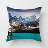 Luxury Home Decor Pillow Cover Car Living Room Sofa Cushion Cover Beautiful Natural Scenery Pattern Cushion Cover