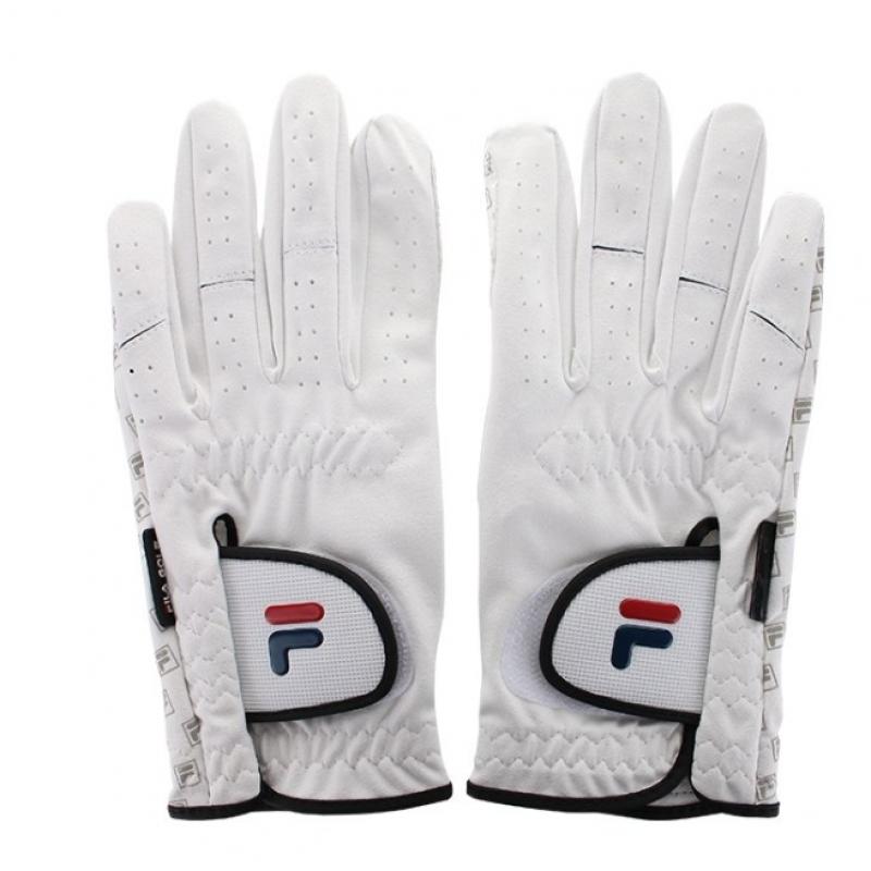 Fila Golf 100 Silikonboden Herren und Damen Park Golf Golf Doppelhandhandschuhe 1 Set für beide Hände