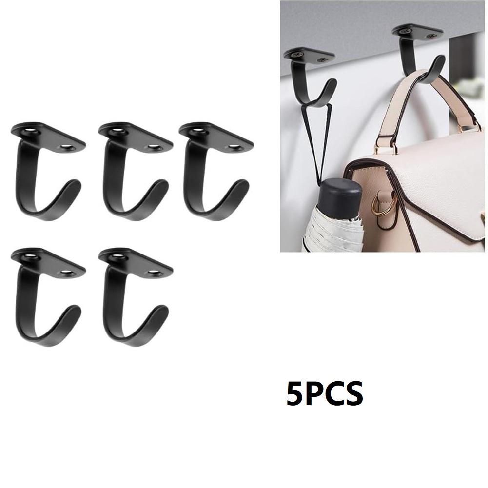 5PCS Ceiling Hooks For Hanging Ornament Hooks Top Hangers Curtain Stainless Steel T-shaped Top Mounted Hanging Hook Hardware