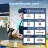 3 In 1 2.4G Bluetooth Wireless USB Wired 1D 2D QR Bar Code Reader Shockproof CCD Barcode Scanner With Stand