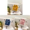 Cute Small Canvas Bucket Bag With Drawstring Closure For Daily Use Girls