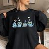 Women's Fashion Casual Long Sleeve Printed Round Neck Sweatshirt Top