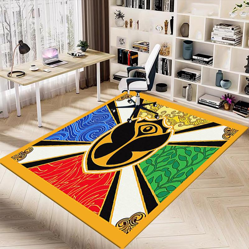 Eagle Symbol Artwork Carpet For Playroom Bedroom Living Room Sofa Home Decorkids Game Area Rug Nonslip Floor Mat