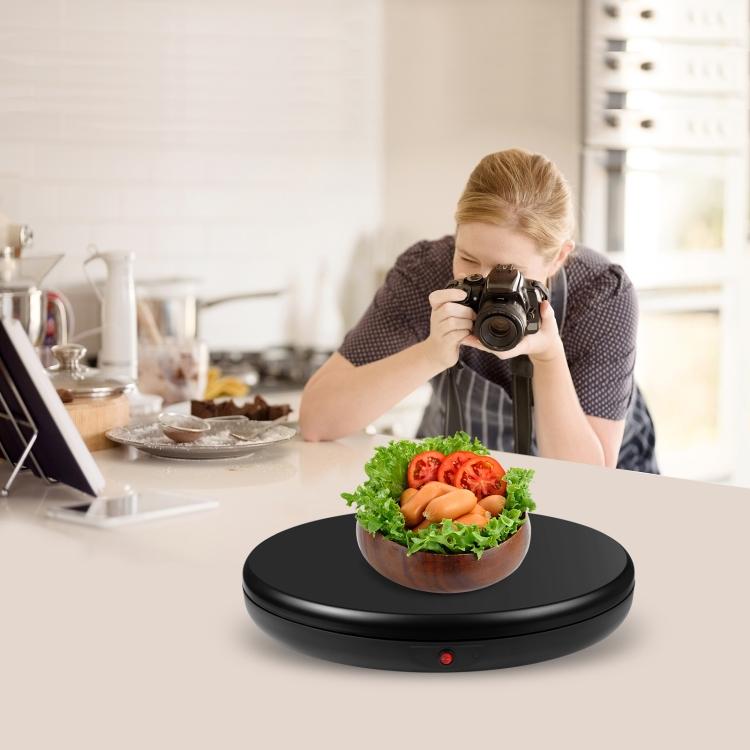 PULUZ 45 cm fjernkontroll Juster hastighet Roterende skjermstativ for platespiller, svart, belastning 100 kg