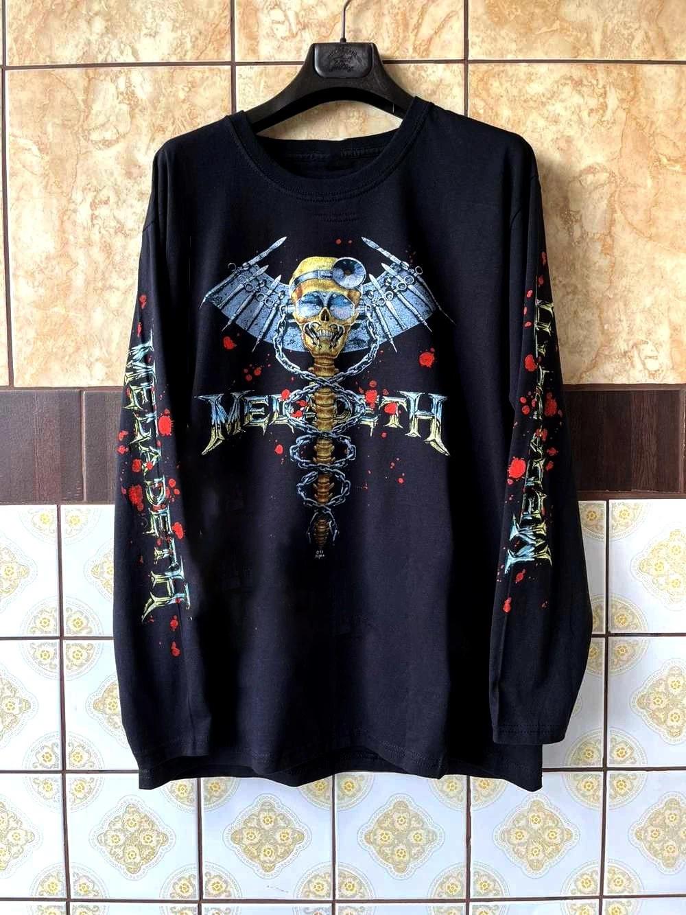 Rare Megadeth Rock Heavy Metal Band Long Sleeve S to 5XL 2F1868 L