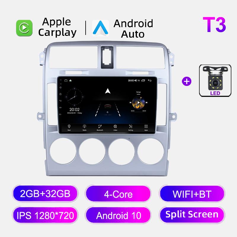 For KIA Carnival 2002-2006 Car Multimedia Radio Wireless Carplay Navigation GPS WIFI 4G Android 12 Stereo Video Player Head Unit