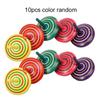 5/10pcs Wooden Tops Hand Rotation Children Table Toys Parent-child Interaction Kindergarten Group Activity Toy Prize Gifts TMZ