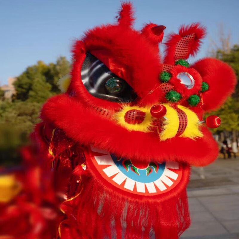 Adult Southern Lion Dance Costume & Props