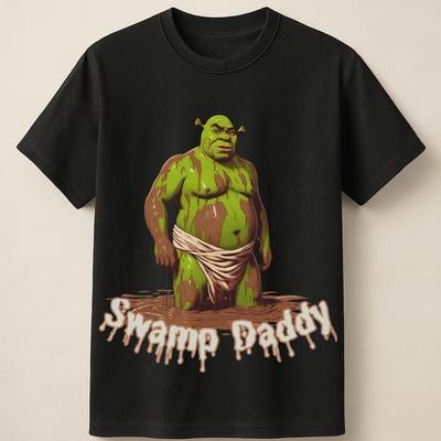 Shrek Swamp Daddy Parody Meme Unisex T-Shirt Unisex T-Shirt