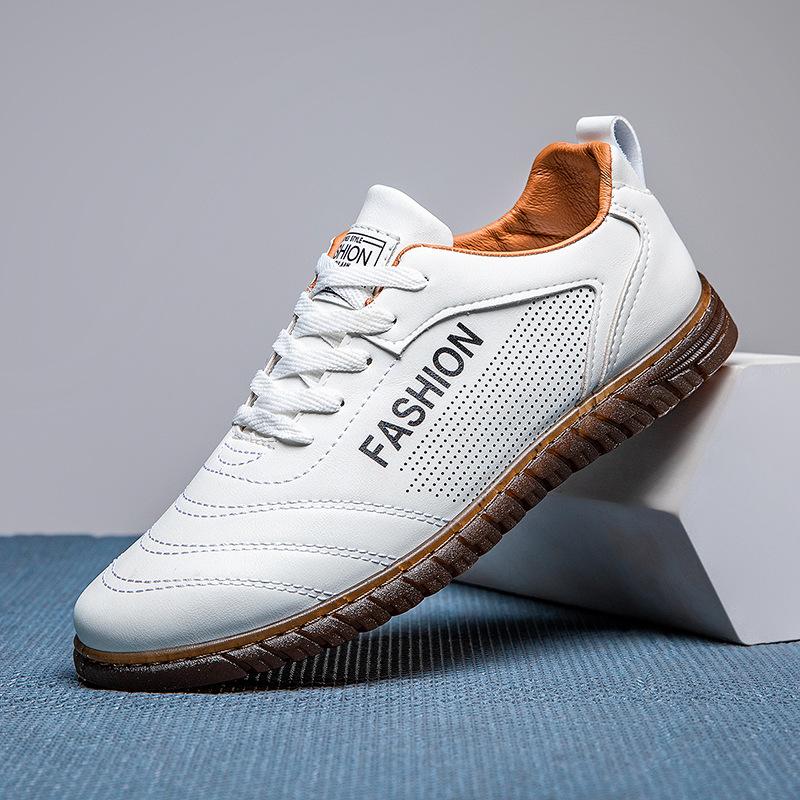 

Autumn and winter business dress British casual black leather shoes flat sports lace-up driving Doudou shoes trendy shoes 44