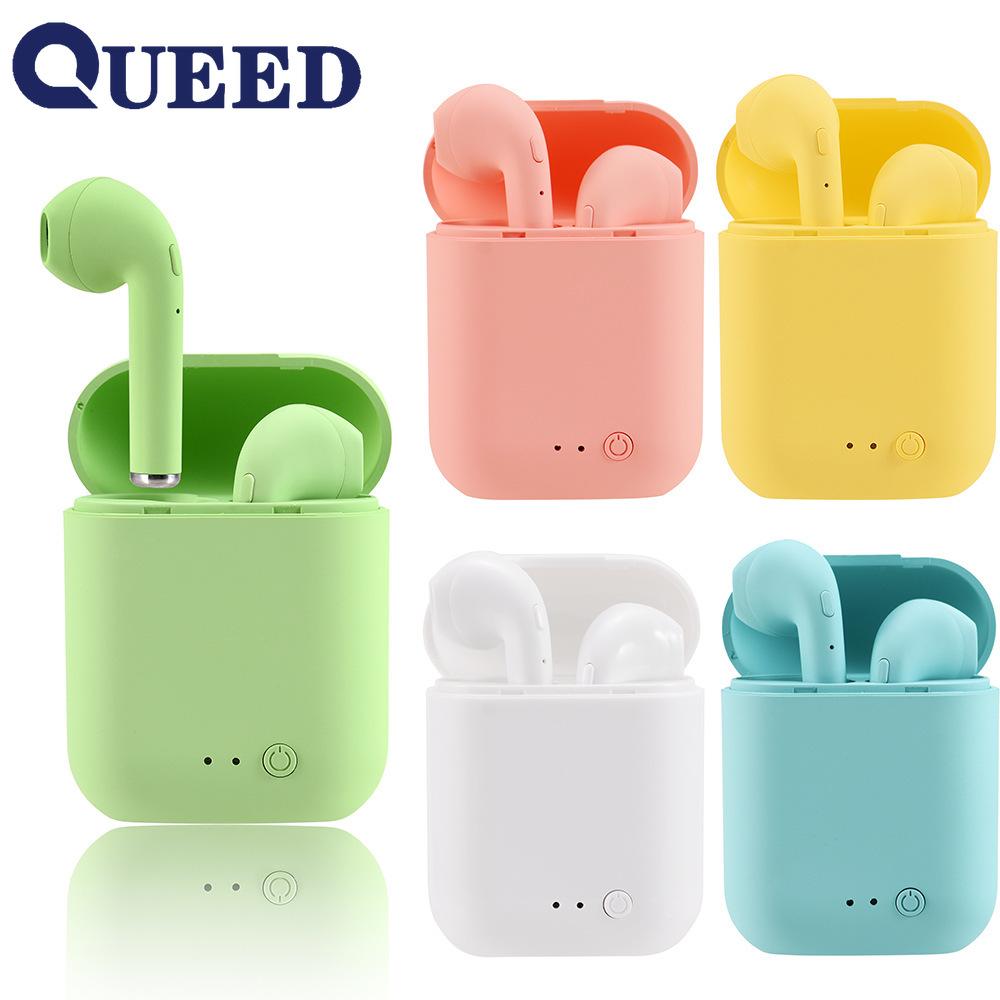 QUEED mini2 Bluetooth Headphones, I7mini Tws Dual-ear Stereo Motion 5.0 Wireless Headphones