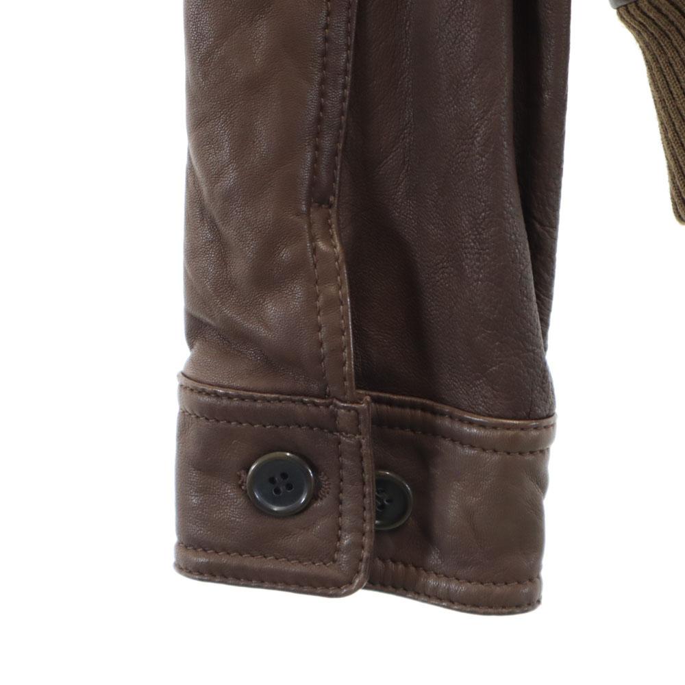 IENA Sheepskin leather jacket Brown Blouson Women Used