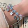 Chinesestyle Chic Alloy Beaded Bracelet For Women Vintage Floral Jewelry Design