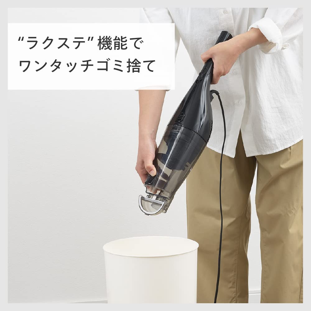 Twin Bird Tsubame Sanjo Vacuum Cleaner Cyclone Stick Cleaner Lightweight 2WAY Freestanding Cord Type Suction Work Rate 40W Year Manufacturer Black [1