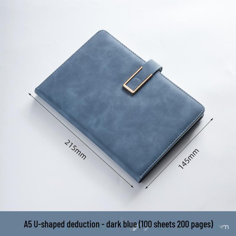 A5 Custom Logo Business Notebook Set - Premium Gift for Office Meetings