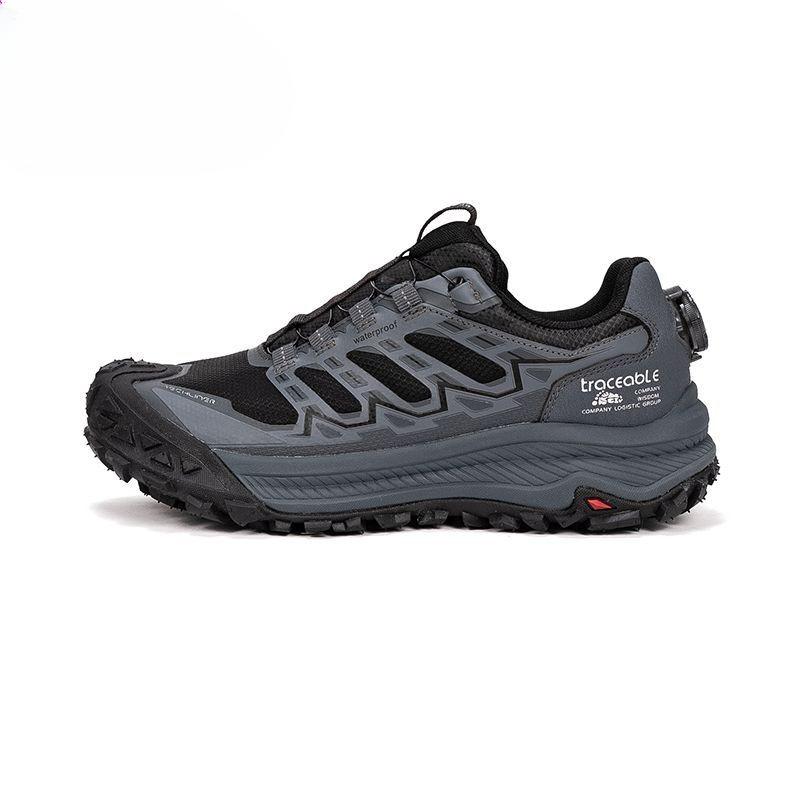 Classic Brand Comfortable Anti Slip Mountain Climbing Shoe Designer Quick Lacing Outdoor Hiking Shoe Spring/Autumn Trecking Shoe